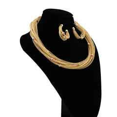 Choker Necklace & Earrings Set - Anniversary Gift