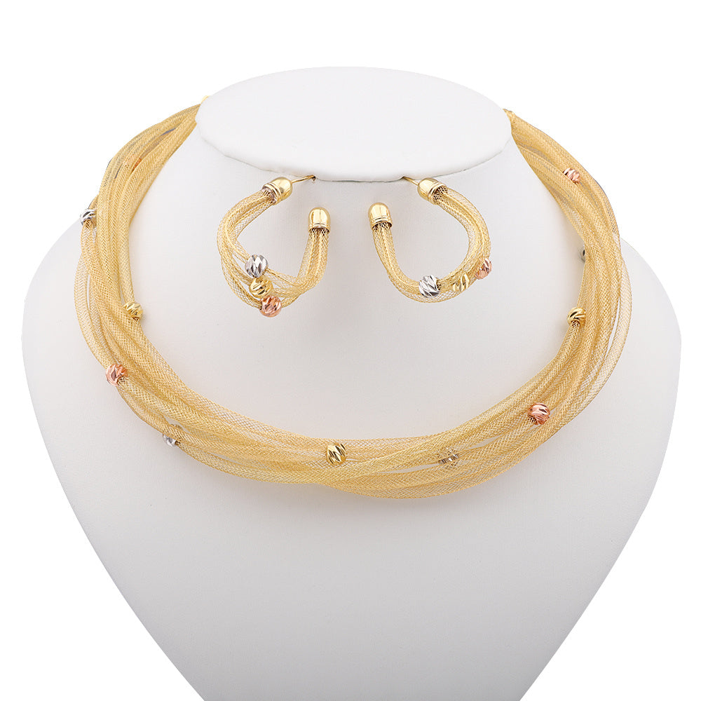 Choker Necklace & Earrings Set - Anniversary Gift