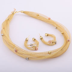 Choker Necklace & Earrings Set - Anniversary Gift