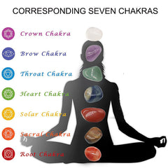 Colorful Gravel Energy Stone Resin Moon Star Pendant Necklace