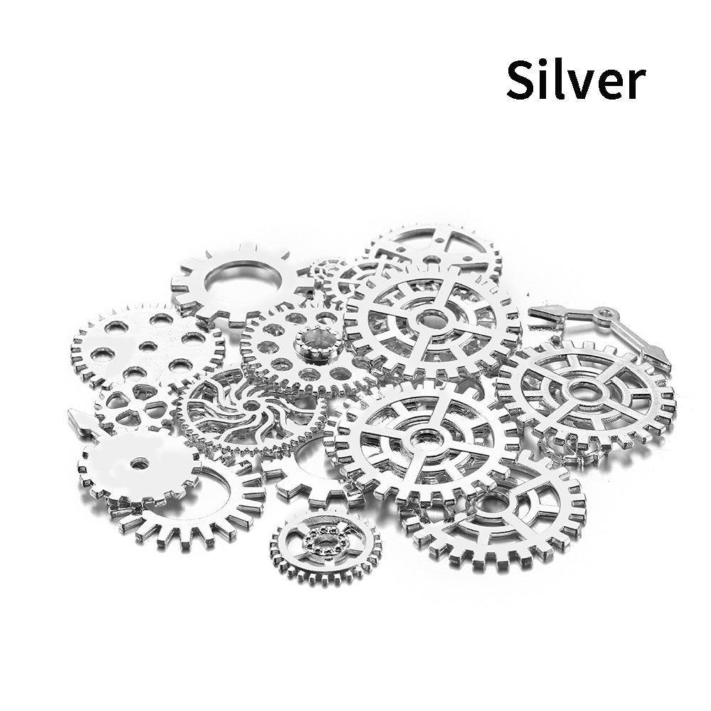 50g Metal Gear Clock Jewelry UV Resin Epoxy Mold Fill