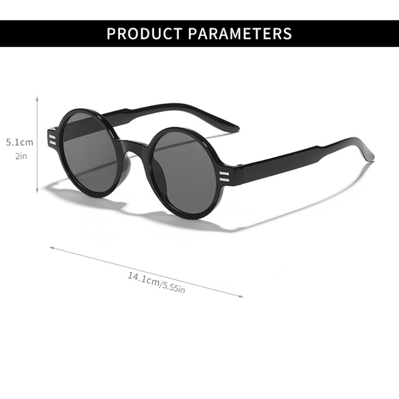 Round Frame Sunglasses For Men Women Steampunk Party Eyewear UV400