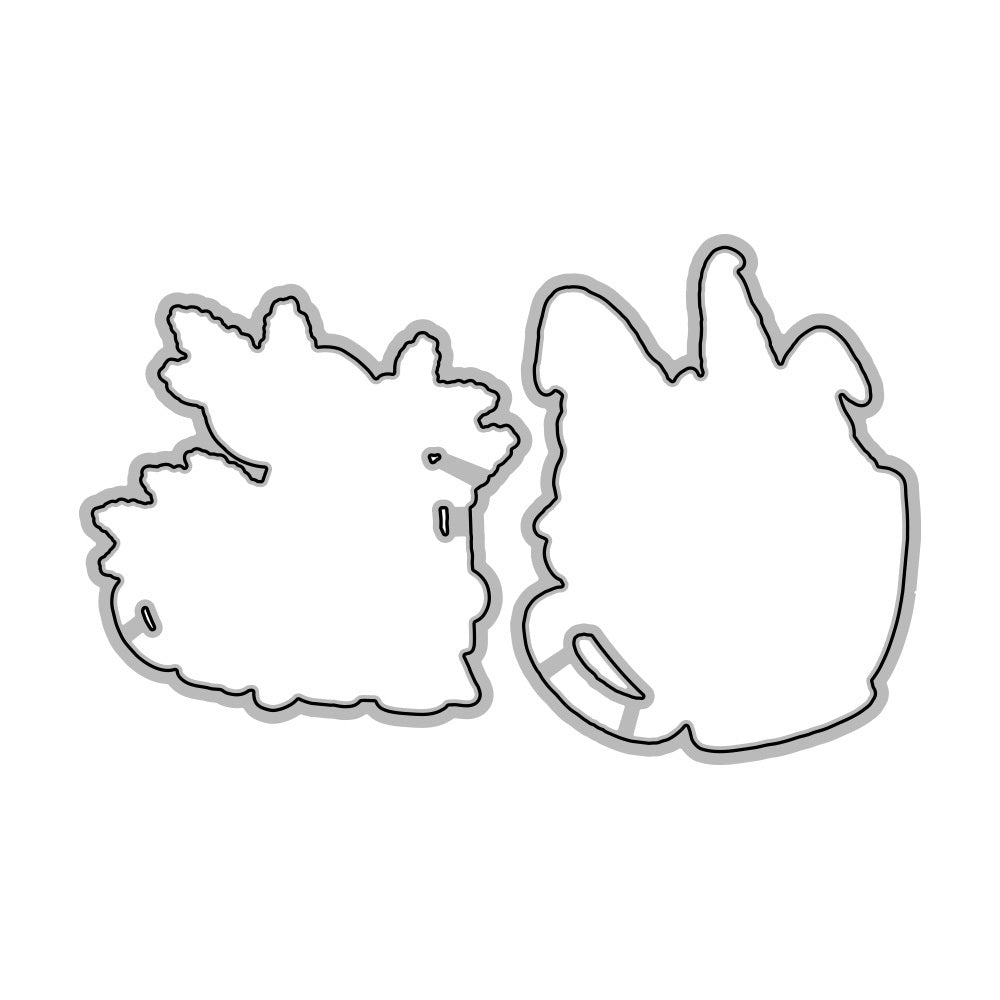 Christmas Gnome Mug Stamps & Dies DIY Scrapbooking Decoration