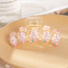 Cartoon Animal Acrylic Hair Claw Clip Strong Grip Hair Jaw Clip