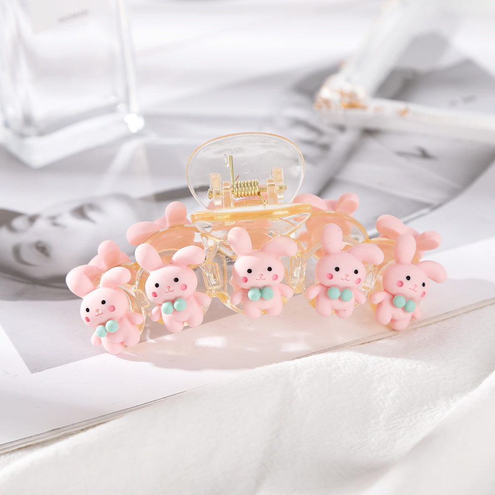 Cartoon Animal Acrylic Hair Claw Clip Strong Grip Hair Jaw Clip