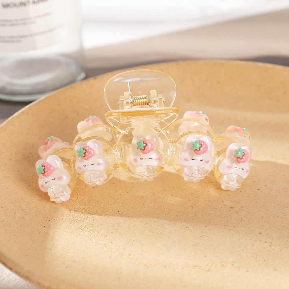 Cartoon Animal Acrylic Hair Claw Clip Strong Grip Hair Jaw Clip