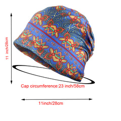Boho Knit Beanie Hat Lightweight Slap Hat