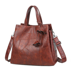 Flower Pendant Crossbody Bag Top Handle Satchel Purse