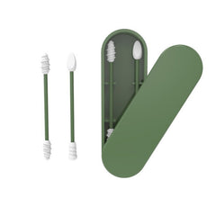 2Pcs Reusable Silicone Ear Swabs Double-headed Recycling