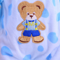 2pcs One piece Suit Pajamas for 15 inch Baby Doll American 18 Inch Doll
