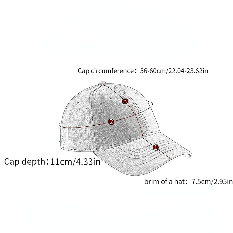 Men's Baseball Cap Casual Street Peaked Cap