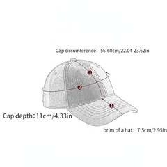Men's Baseball Cap Casual Street Peaked Cap