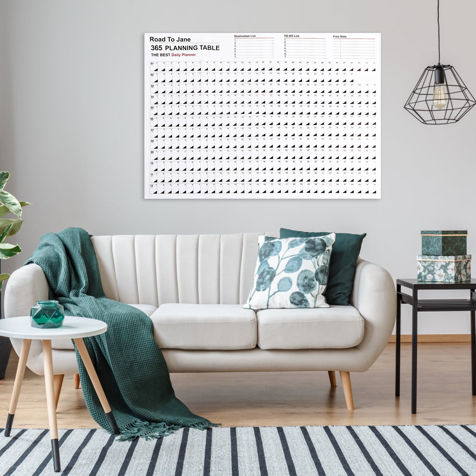 Year Planner Wall Calendar Get Organized for School & Beyond