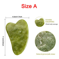 Jade Stone Gua Sha Massage Tool for Face Beauty Skin Care