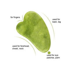 Jade Stone Gua Sha Massage Tool for Face Beauty Skin Care