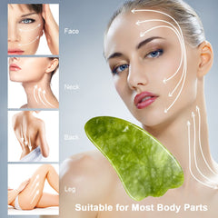 Jade Stone Gua Sha Massage Tool for Face Beauty Skin Care