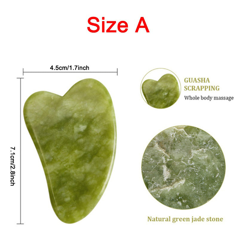 Jade Stone Gua Sha Massage Tool for Face Beauty Skin Care