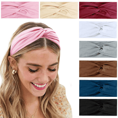 Retro Pilates Elastic Hair Bands Yoga Headband Running Cycling Sweatband