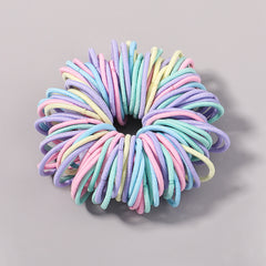 100 Hair Tie Elastic Rubber Band Kids Headband Accessories