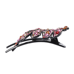 Rhinestone Leaves Hair Claw Clip Hair Crystal Hair Combs Female Hair Accessories