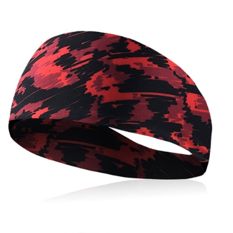 Camouflage Sports Headband Running Gym Yoga Hair Band