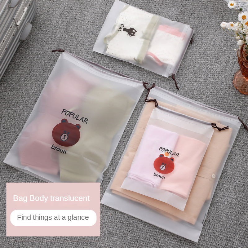 3 Pcs Drawstring Shoe Bags Travel Dustproof Storage Pouch Lightweight