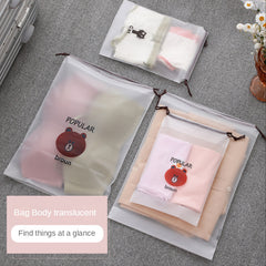 3 Pcs Drawstring Shoe Bags Travel Dustproof Storage Pouch Lightweight