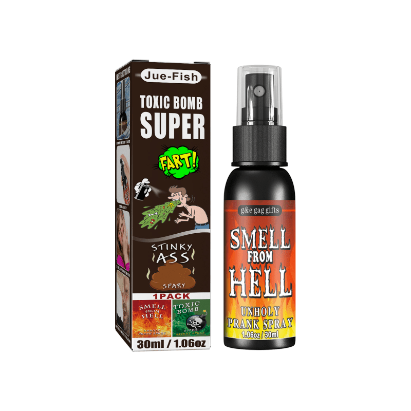 Fart Spray & Poop Hell Bomb Prank Kit