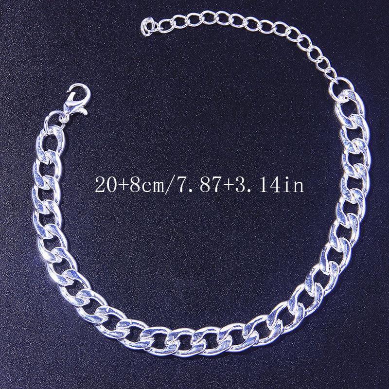 Chunky Chain Anklet & Titanium Steel Chain Anklet