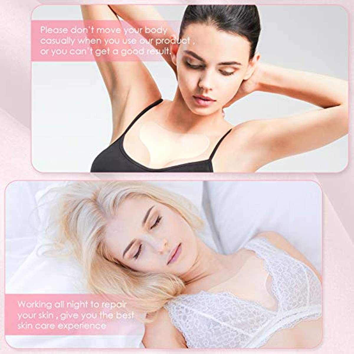 Silicone Chest Pads Wrinkles Patches Smooth Skin Reduce Aging