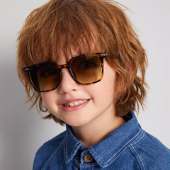 Y2K Square Frame Polarized Sunglasses for Boys and Girls