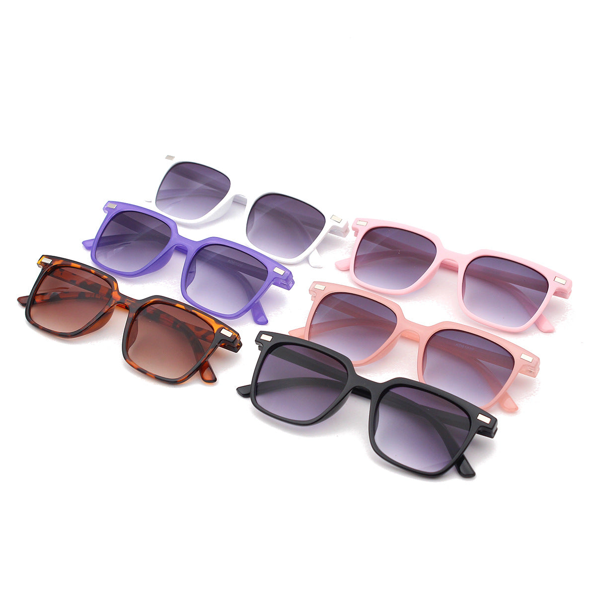 Y2K Square Frame Polarized Sunglasses for Boys and Girls