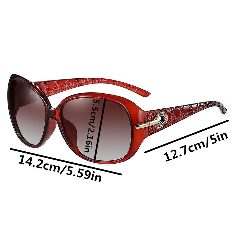 Cat Eye Sunglasses Gradient Lens Glasses Hollow Out Temple UV400