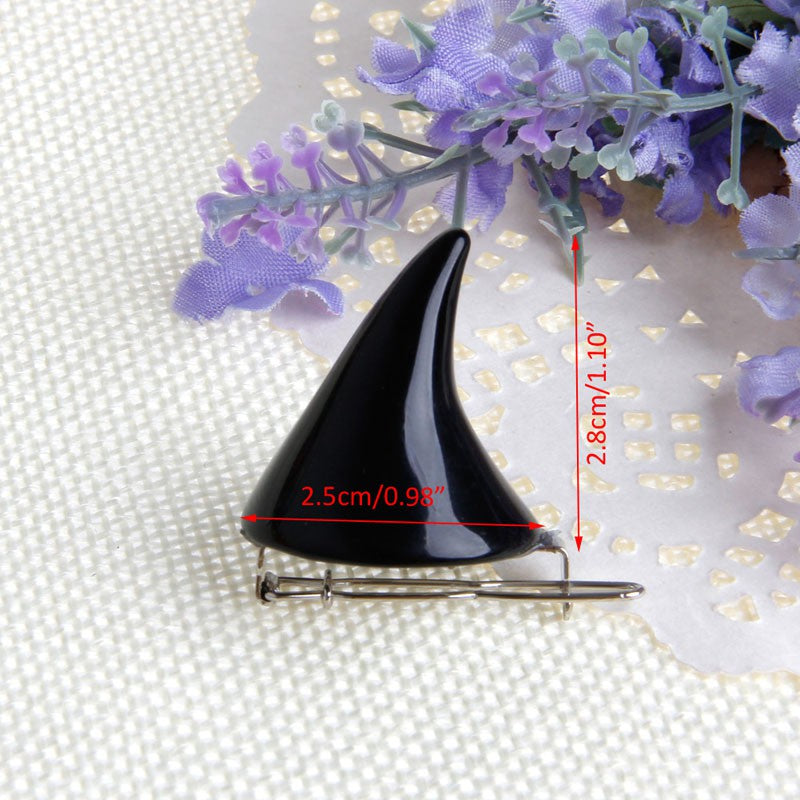 Horror Gothic Cosplay Demon Horn Hair Clip Halloween Hairpin