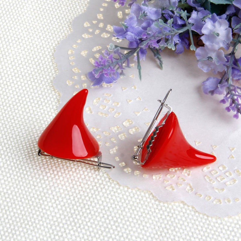 Horror Gothic Cosplay Demon Horn Hair Clip Halloween Hairpin