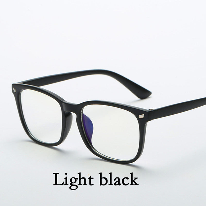 Square Frame Glasses Cat Eye Transparent Lens Lightweight Eyewear