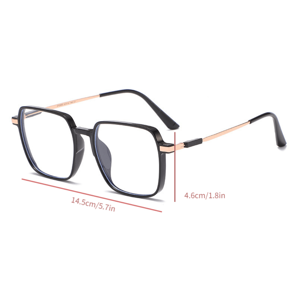 Square Frame Clear Lens Glasses For Men Women