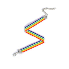 Woven Rainbow Bracelets LGBT Gay Lesbians Adjustable Personality Jewelry
