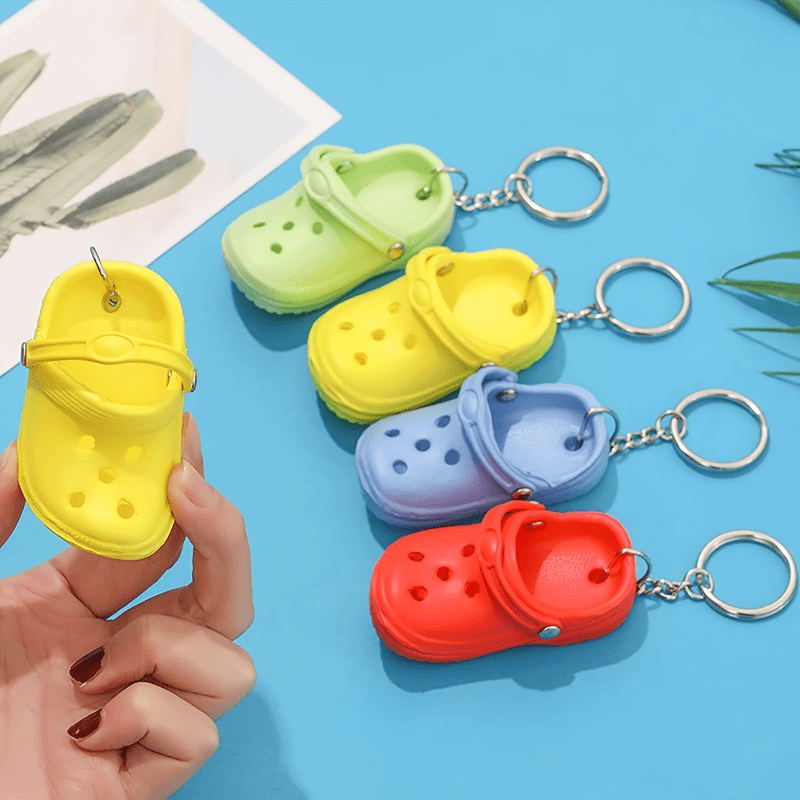 Keychain Clogs Shoe Charms Pendant DIY Crafting For Kids Gift