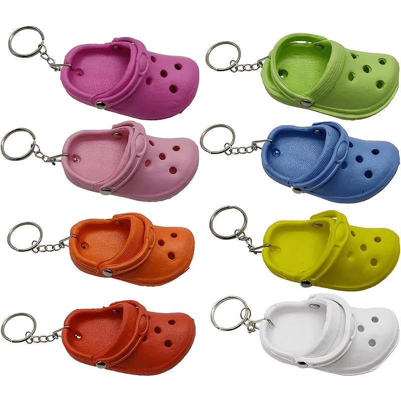 Keychain Clogs Shoe Charms Pendant DIY Crafting For Kids Gift