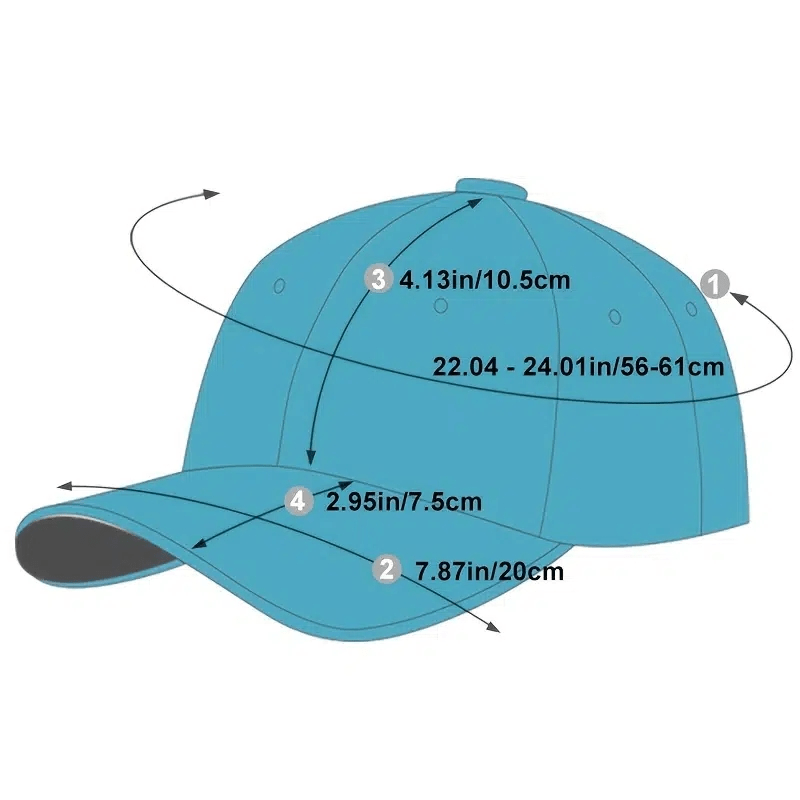 Cattle Head Embroidered Baseball Cap Unisex Hip Hop Dad Hat Adjustable Size