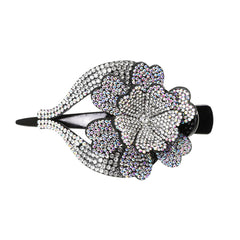 Colorful Rhinestone Flower Hair Claw for Women Hair Accessories