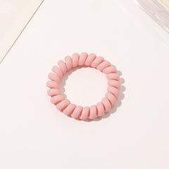Frosted Solid Spiral Hair Tie Coil Hair Tie Waterproof Hair Accessories