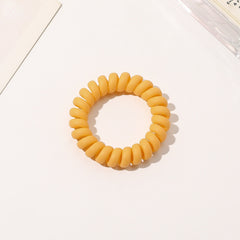 Frosted Solid Spiral Hair Tie Coil Hair Tie Waterproof Hair Accessories