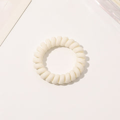 Frosted Solid Spiral Hair Tie Coil Hair Tie Waterproof Hair Accessories