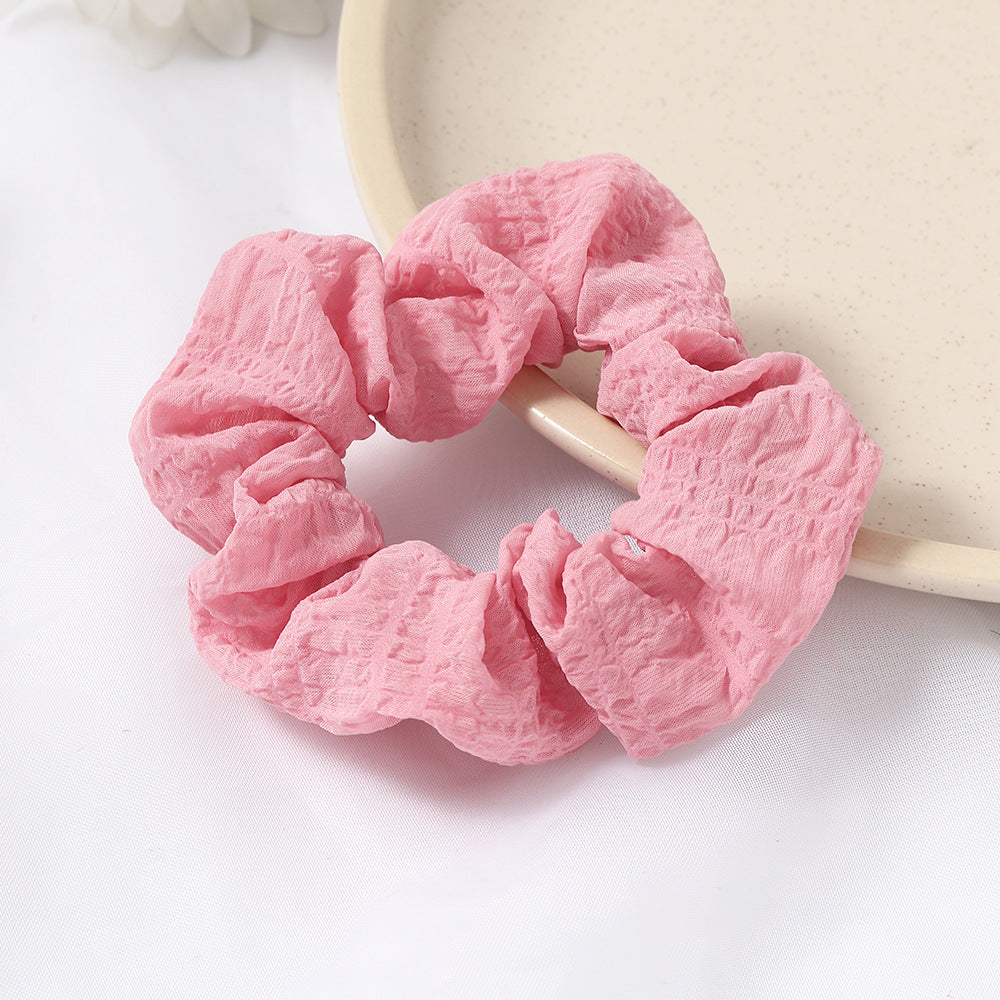 Candy Scrunchies Soft Fabric Hair Tie for Women