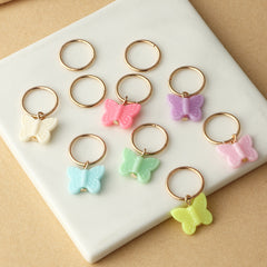 10PCS Random Butterfly Headdress DIY Pendant Hair Accessories