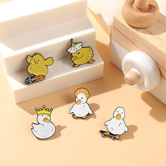Adorable Little Yellow Duck Brooch