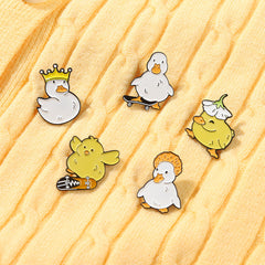 Adorable Little Yellow Duck Brooch