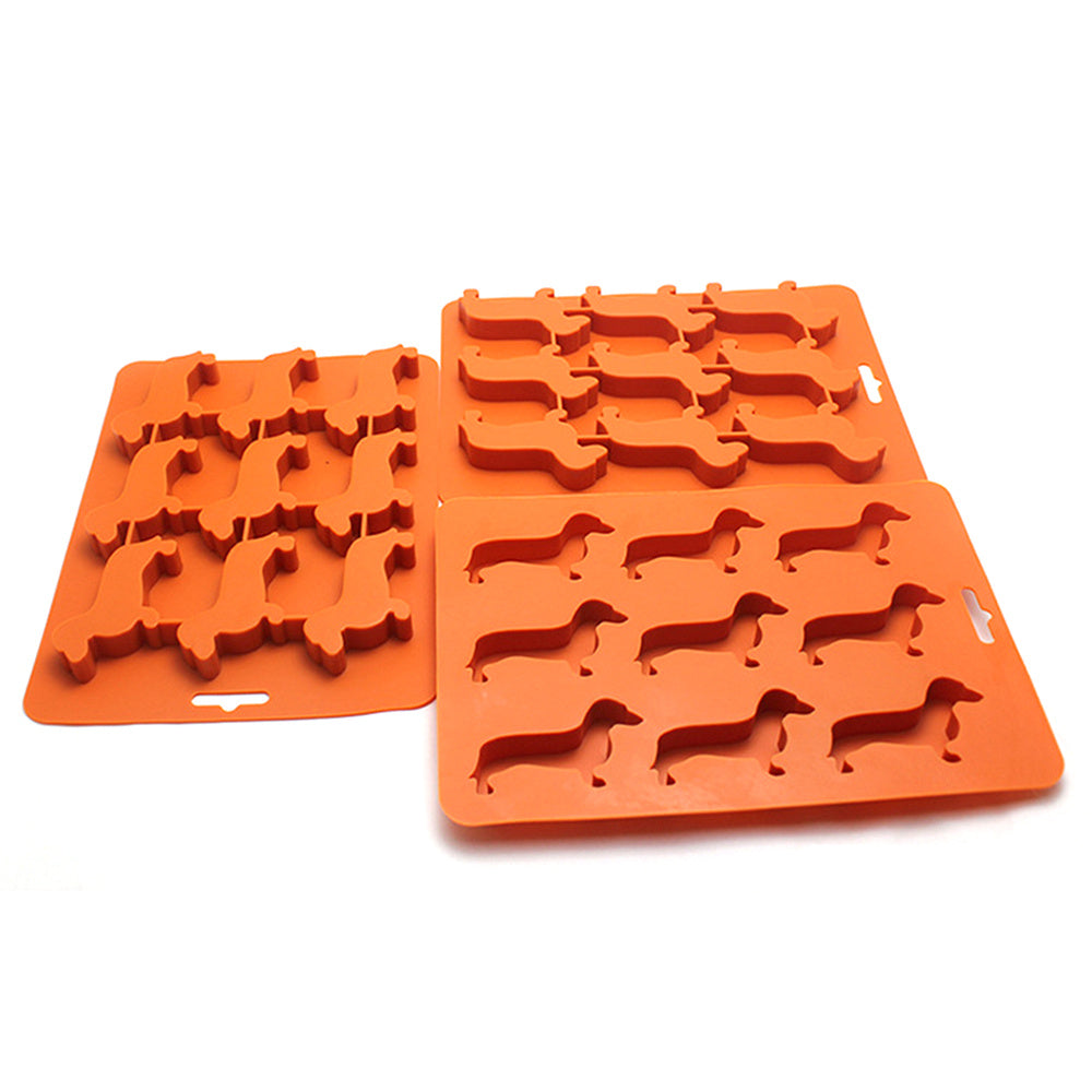 Dachshund Shaped Chocolate Cake Molds for Parties & Baking